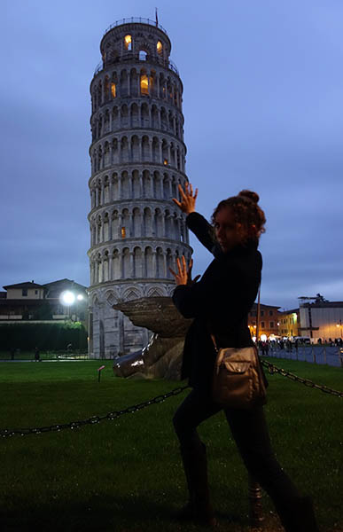 Obligatory leaning tower photo