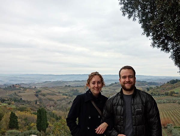 Tuscan countryside near San Gimignano