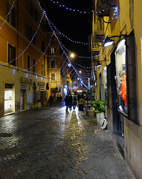 Typical Roman city street