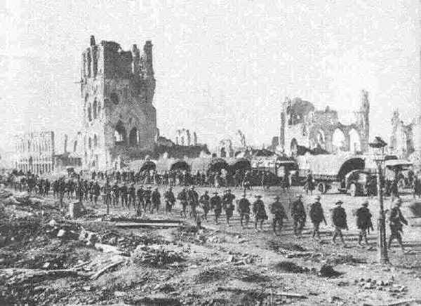Ypres during the war