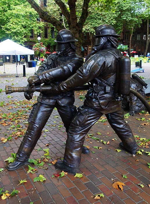 Memorial to Seattle Firefighters
